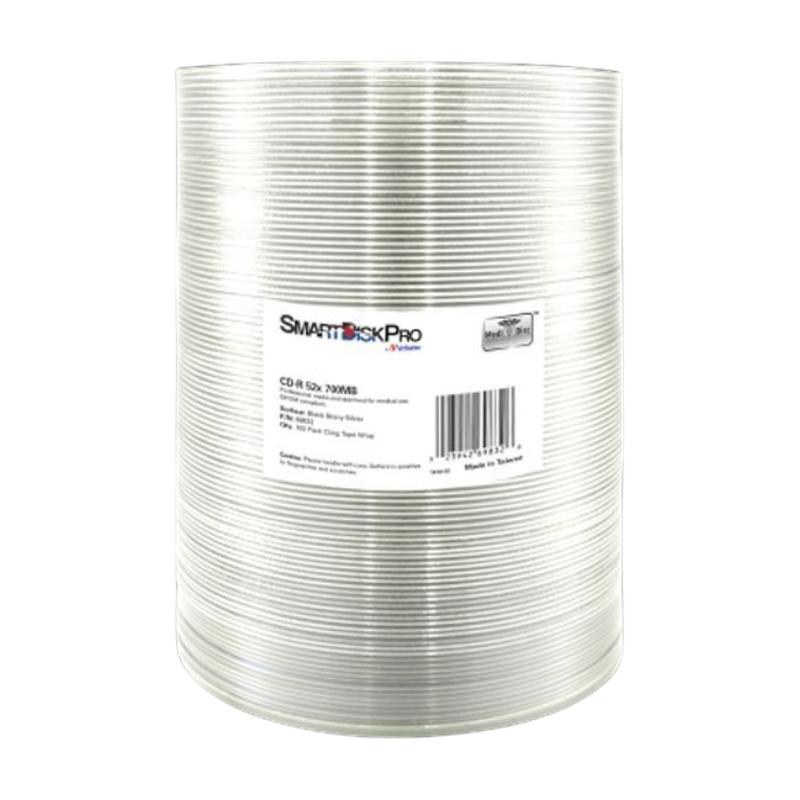 Оптичні диски SmartDisk PRO DVD-R 4.7GB 16X Premium White InkJet Printable Wrap (69827)